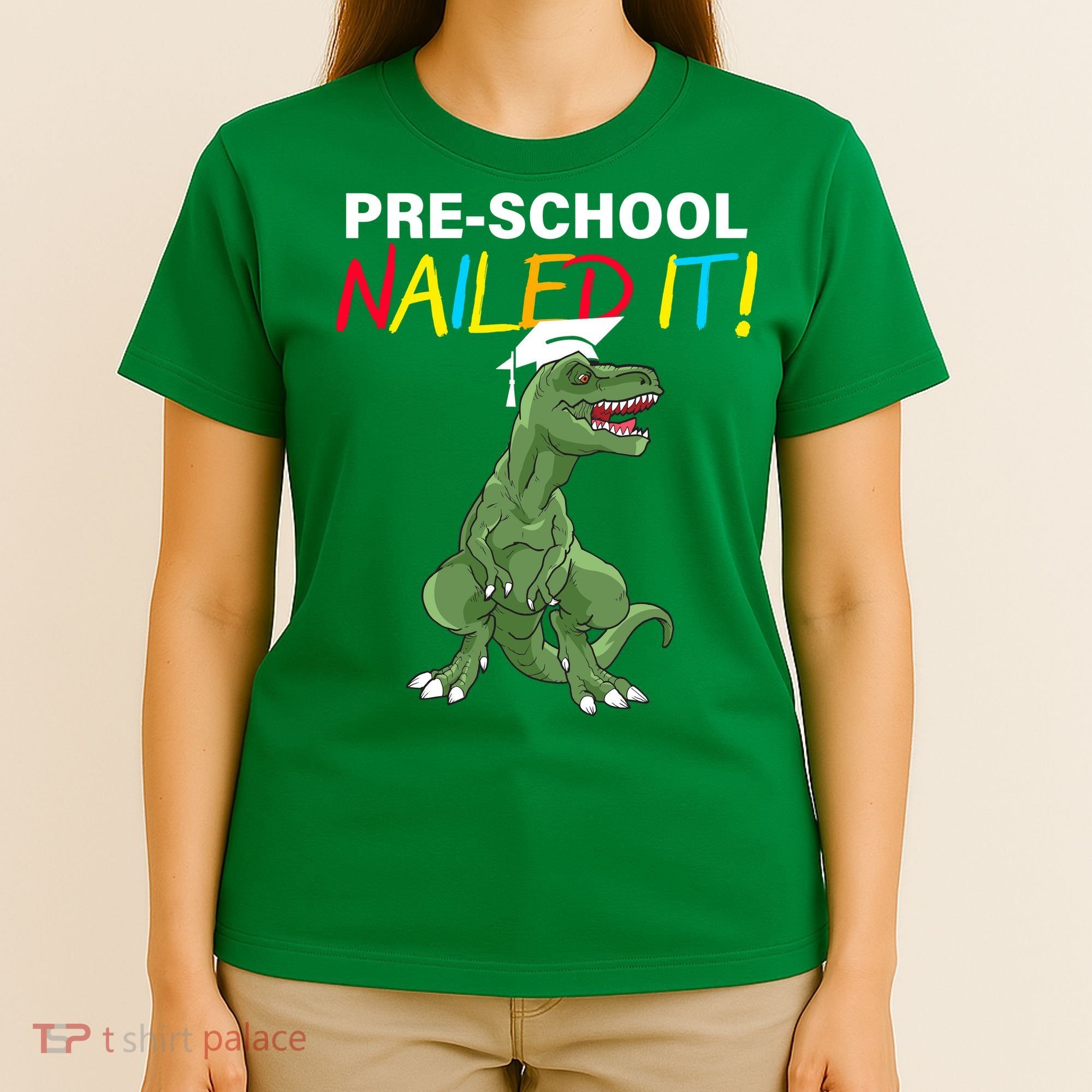 Pre-School Nailed It Dinosaur T-Shirt