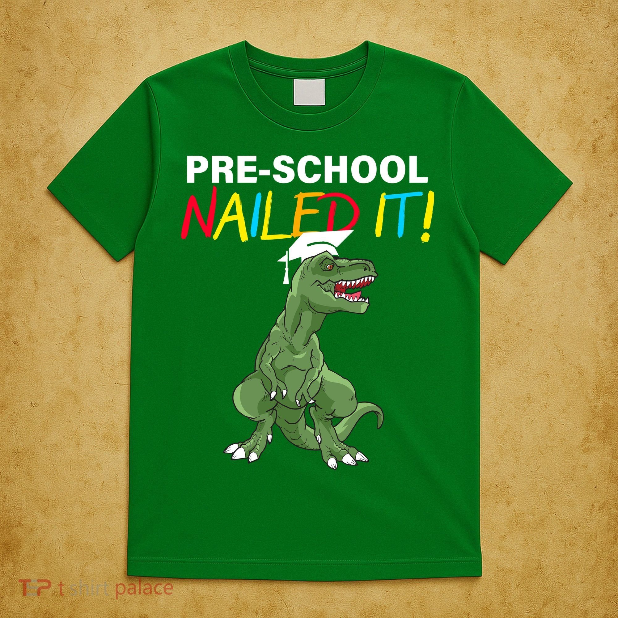 Pre-School Nailed It Dinosaur T-Shirt