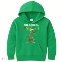 Pre-School Nailed It Dinosaur Kids Hoodie thumb 0