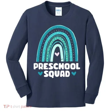 Pre-School Squad Kids Long Sleeve Shirt