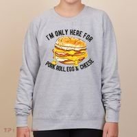 Pork Roll Egg And Cheese New Jersey Pride Nj Women's Sweatshirt thumb 0