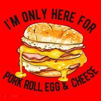 Pork Roll Egg And Cheese New Jersey Pride Nj Santa Hat thumb 1