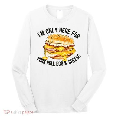Pork Roll Egg And Cheese New Jersey Pride Nj Long Sleeve Shirt