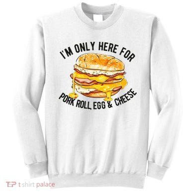 Pork Roll Egg And Cheese New Jersey Pride Nj Sweatshirt