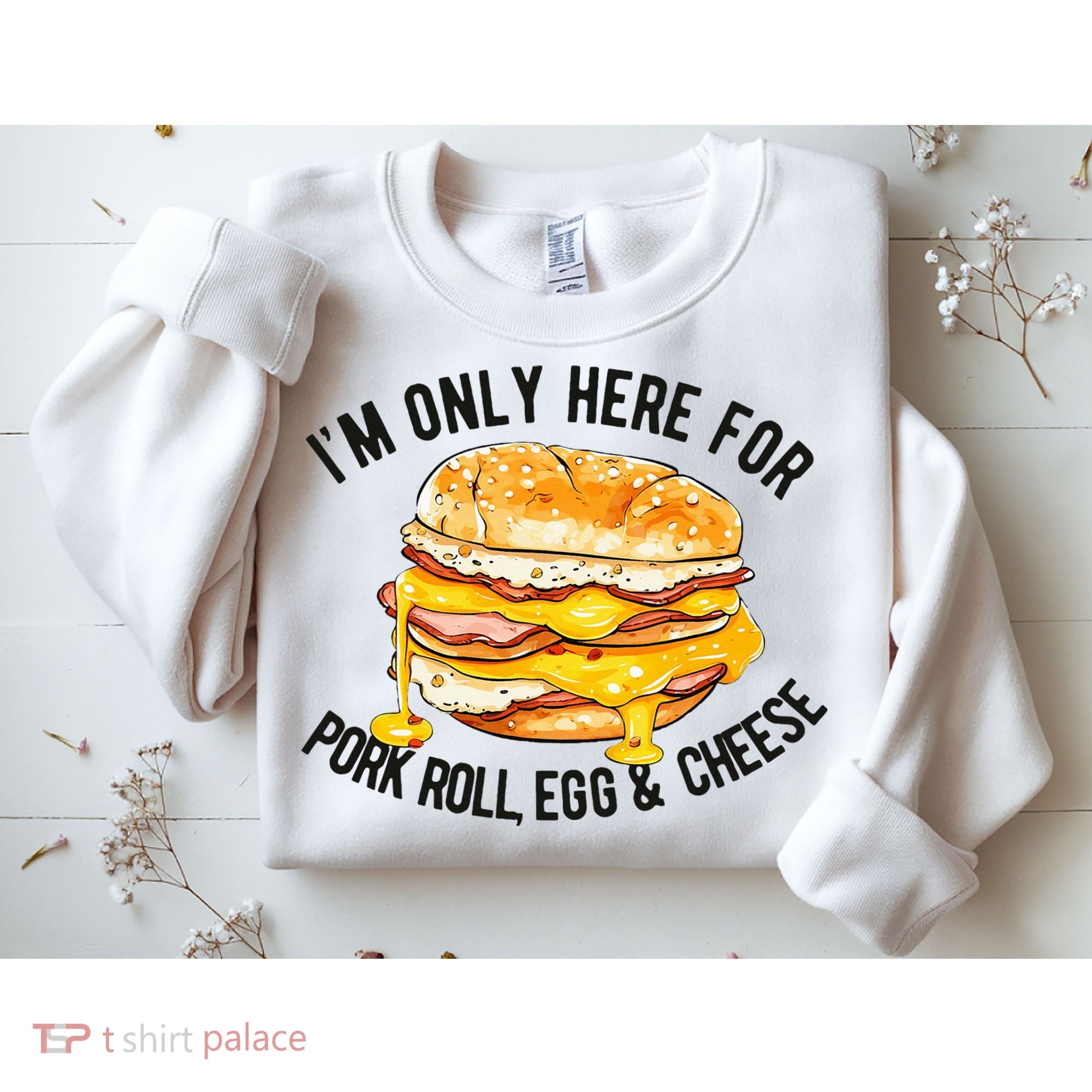 Pork Roll Egg And Cheese New Jersey Pride Nj Sweatshirt