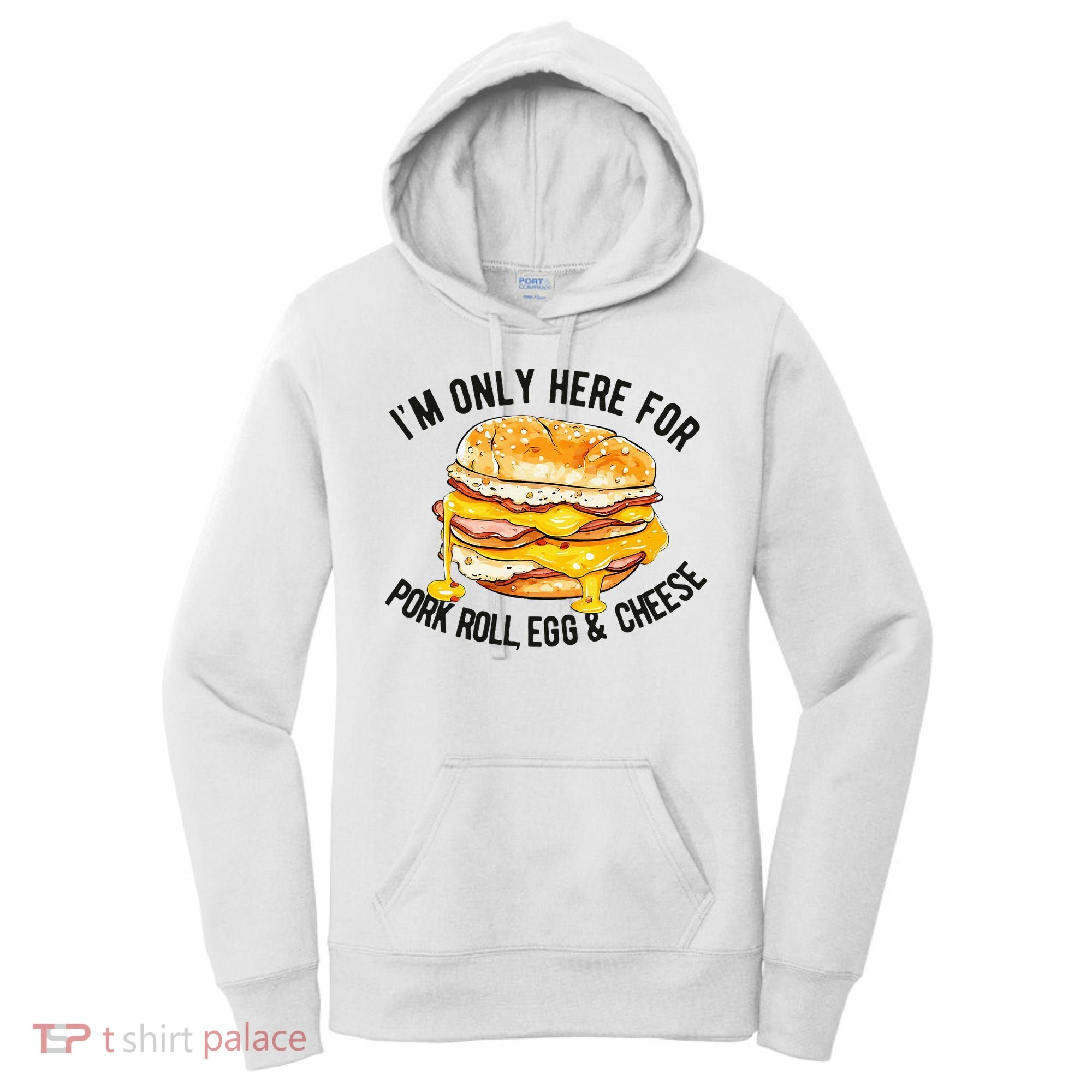 Pork Roll Egg And Cheese New Jersey Pride Nj Women's Hoodie