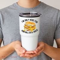 Pork Roll Egg And Cheese New Jersey Pride Nj Tumbler thumb 2