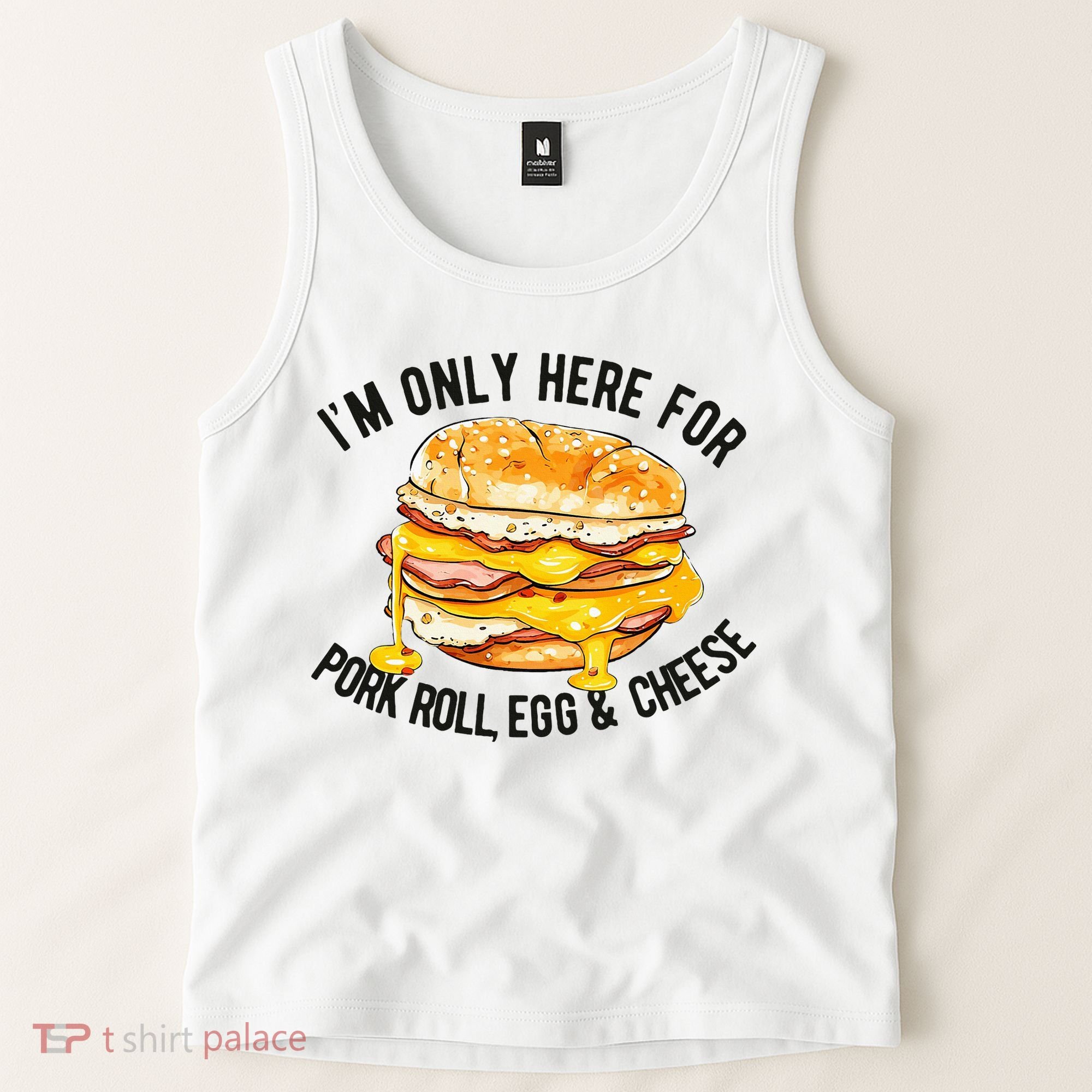 Pork Roll Egg And Cheese New Jersey Pride Nj Tank Top