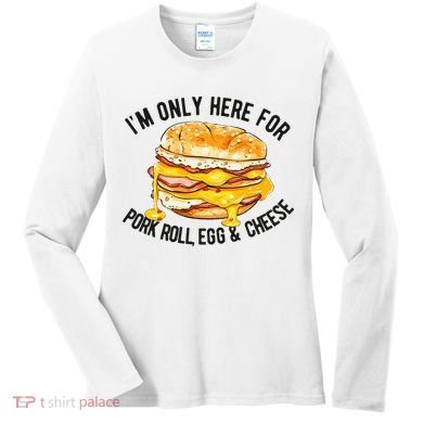 Pork Roll Egg And Cheese New Jersey Pride Nj Women's Long Sleeve Shirt