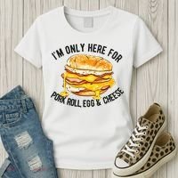 Pork Roll Egg And Cheese New Jersey Pride Nj Women's T-Shirt thumb 3