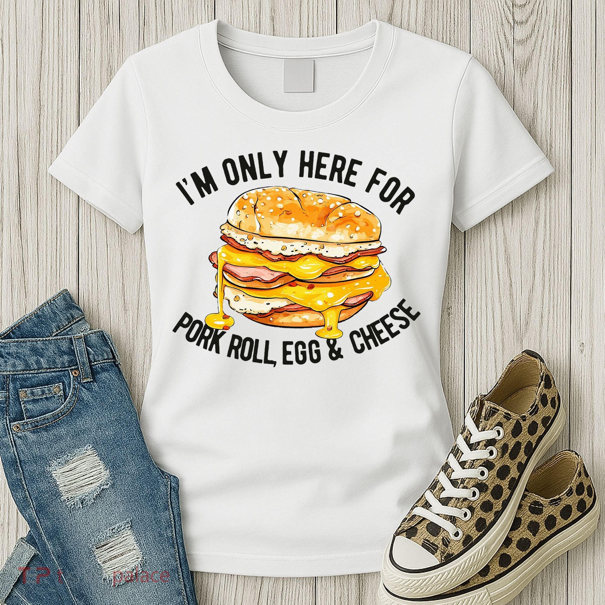 Pork Roll Egg And Cheese New Jersey Pride Nj Women's T-Shirt