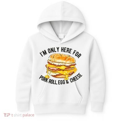 Pork Roll Egg And Cheese New Jersey Pride Nj Kids Hoodie