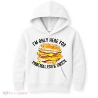 Pork Roll Egg And Cheese New Jersey Pride Nj Kids Hoodie thumb 0