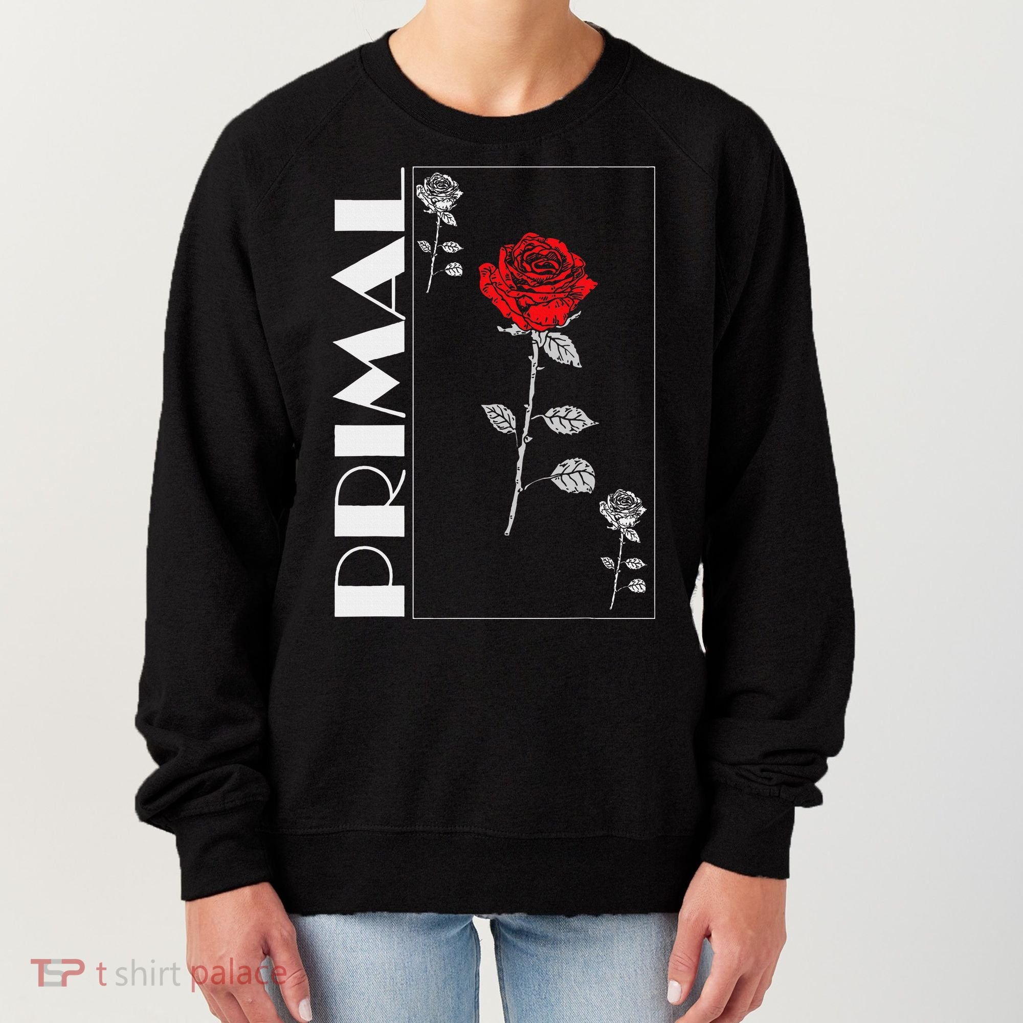 Primal Rose Empyre Floral Rose Flower Women's Sweatshirt