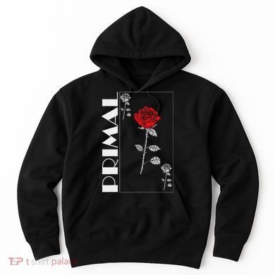 Primal Rose Empyre Floral Rose Flower Hoodie