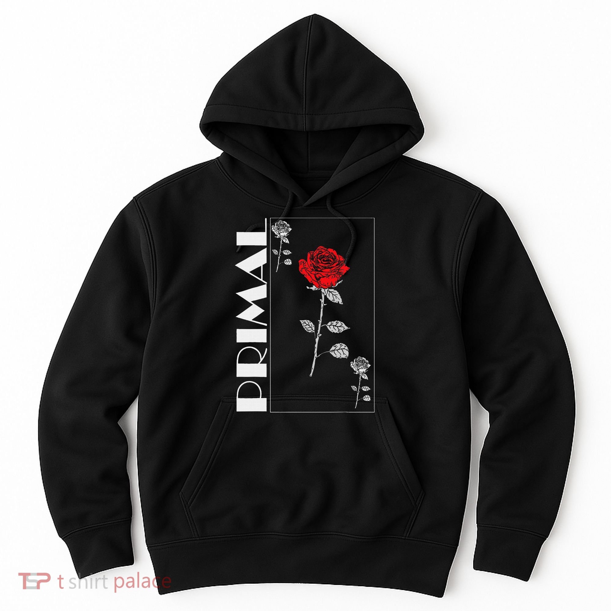 Primal Rose Empyre Floral Rose Flower Hoodie