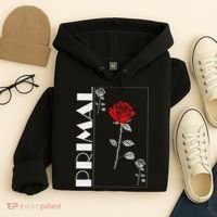 Primal Rose Empyre Floral Rose Flower Hoodie thumb 4