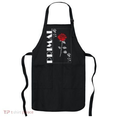 Primal Rose Empyre Floral Rose Flower Apron