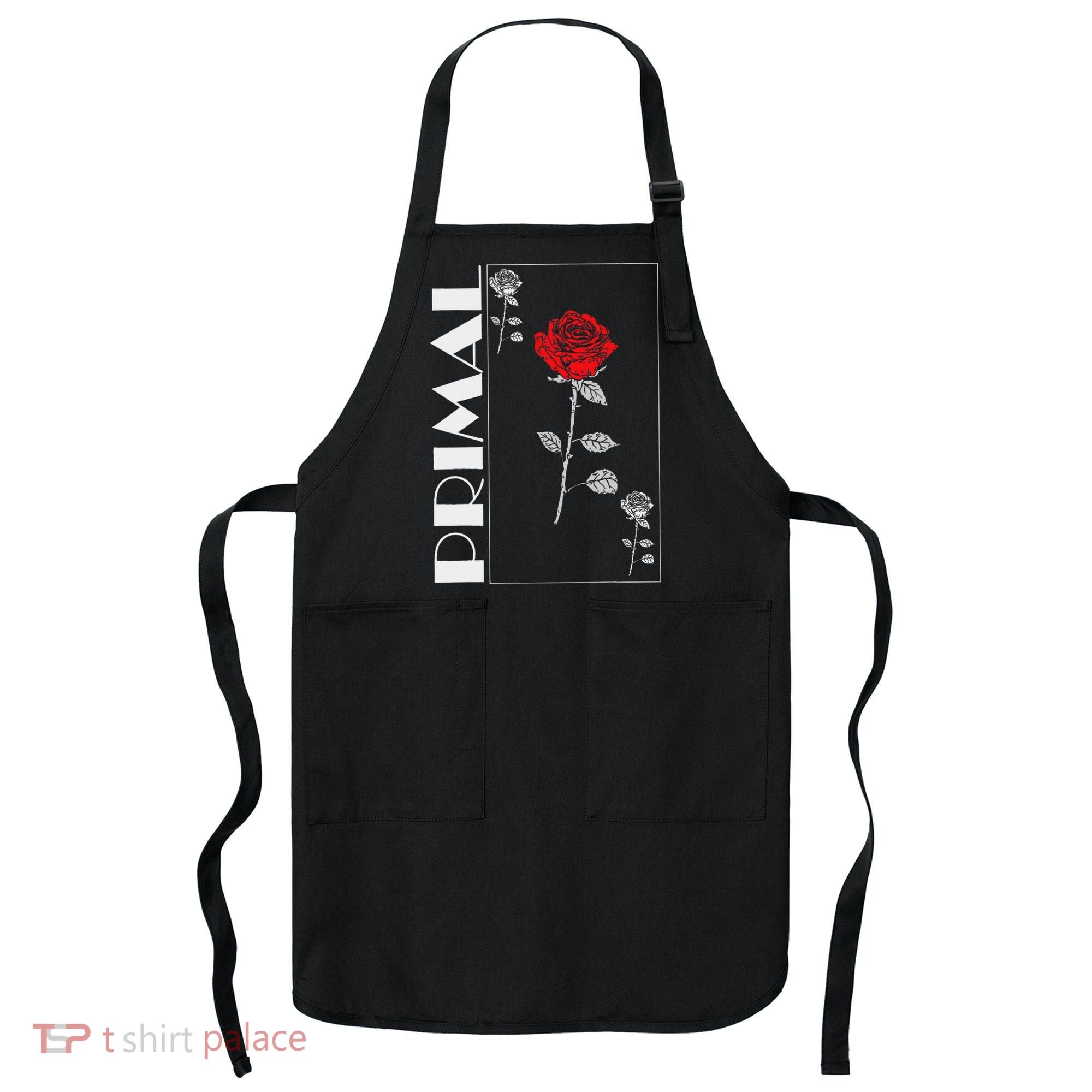 Primal Rose Empyre Floral Rose Flower Apron