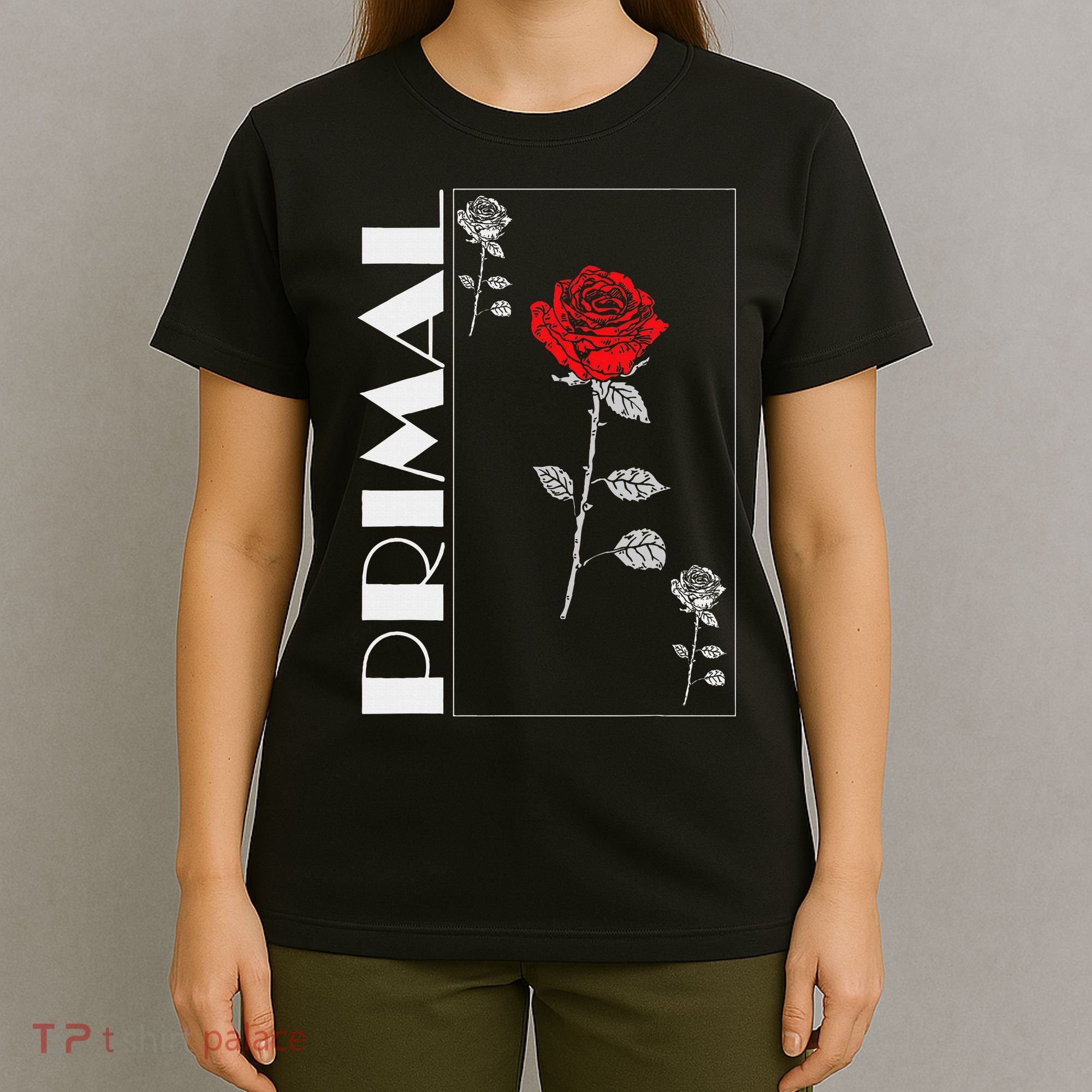 Primal Rose Empyre Floral Rose Flower T-Shirt