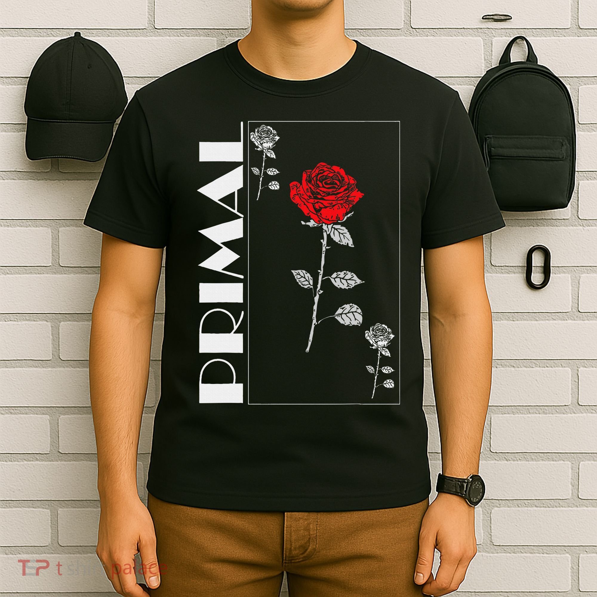 Primal Rose Empyre Floral Rose Flower T-Shirt
