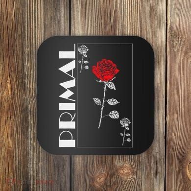 Primal Rose Empyre Floral Rose Flower Coaster
