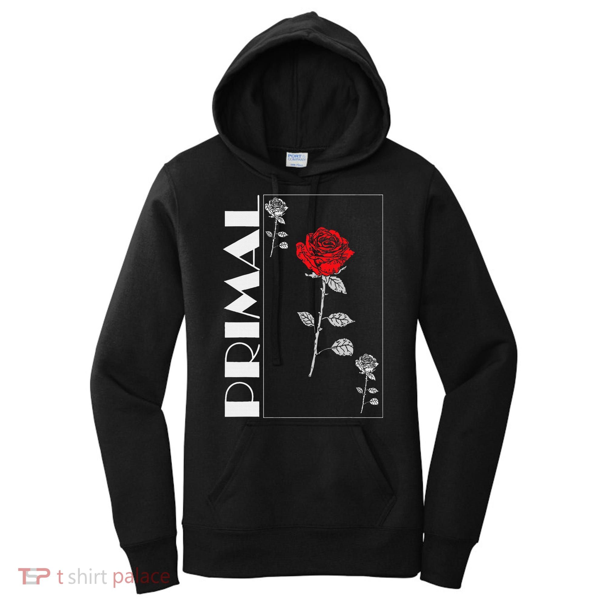 Primal Rose Empyre Floral Rose Flower Women's Hoodie