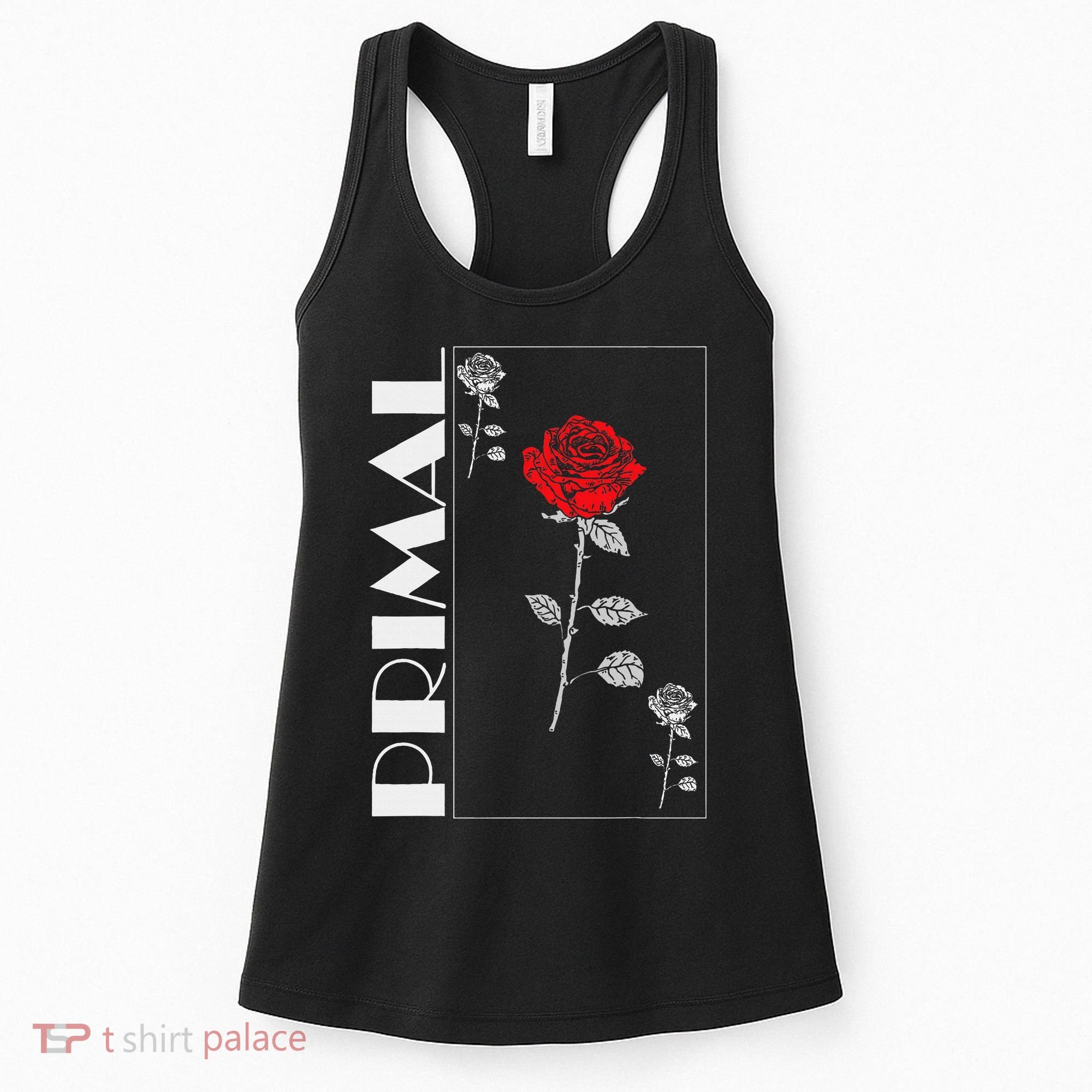 Primal Rose Empyre Floral Rose Flower Women's Tank Top