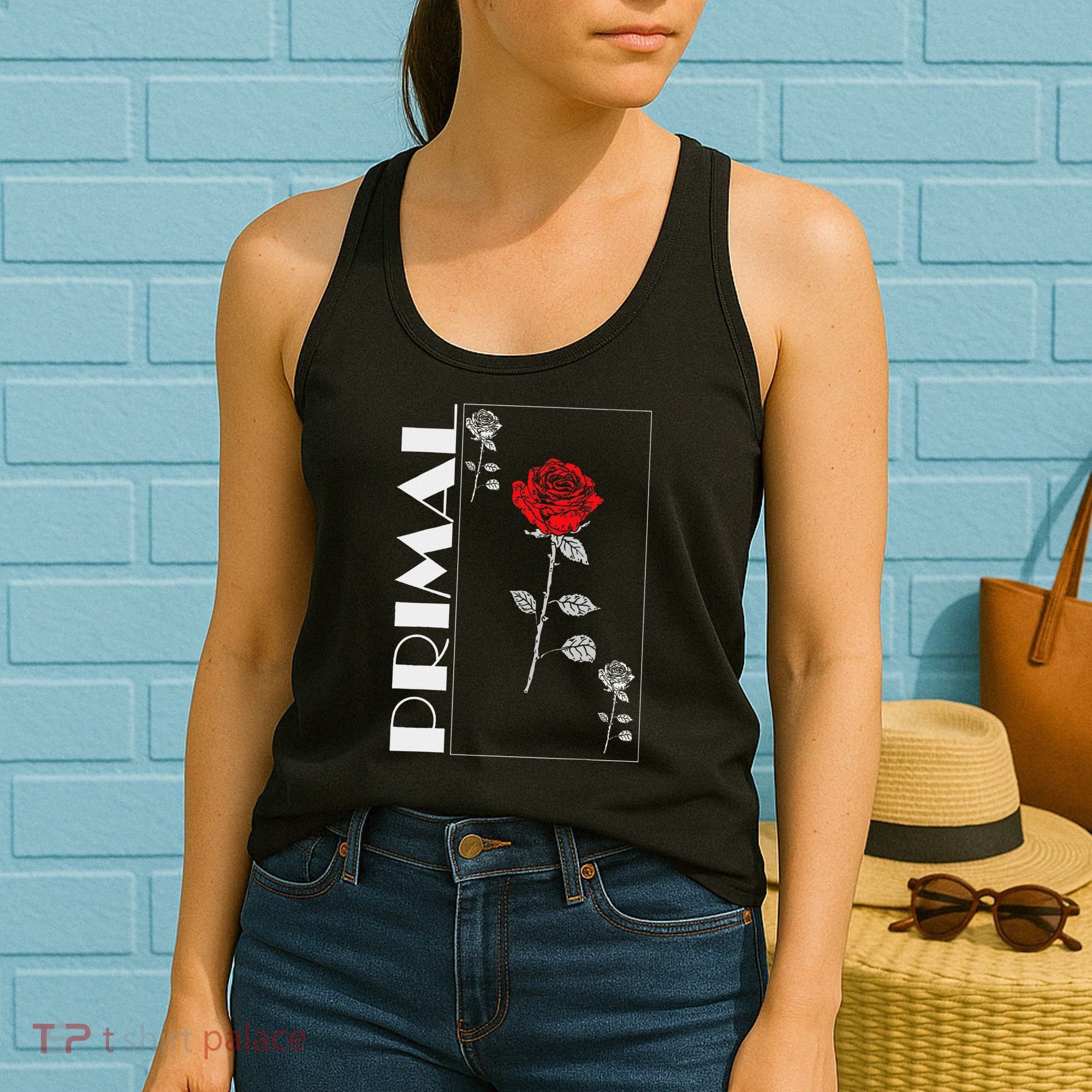 Primal Rose Empyre Floral Rose Flower Women's Tank Top