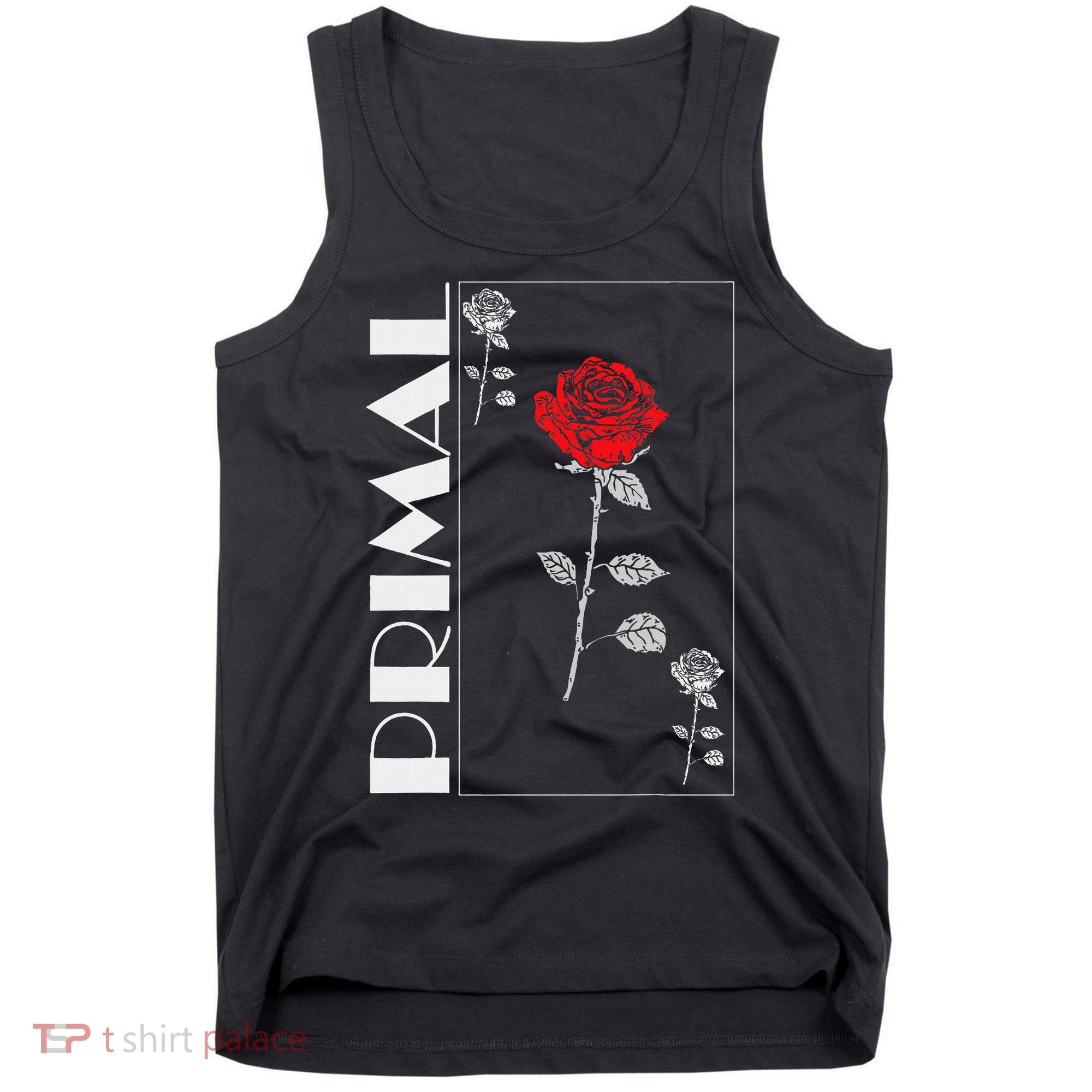 Primal Rose Empyre Floral Rose Flower Tank Top