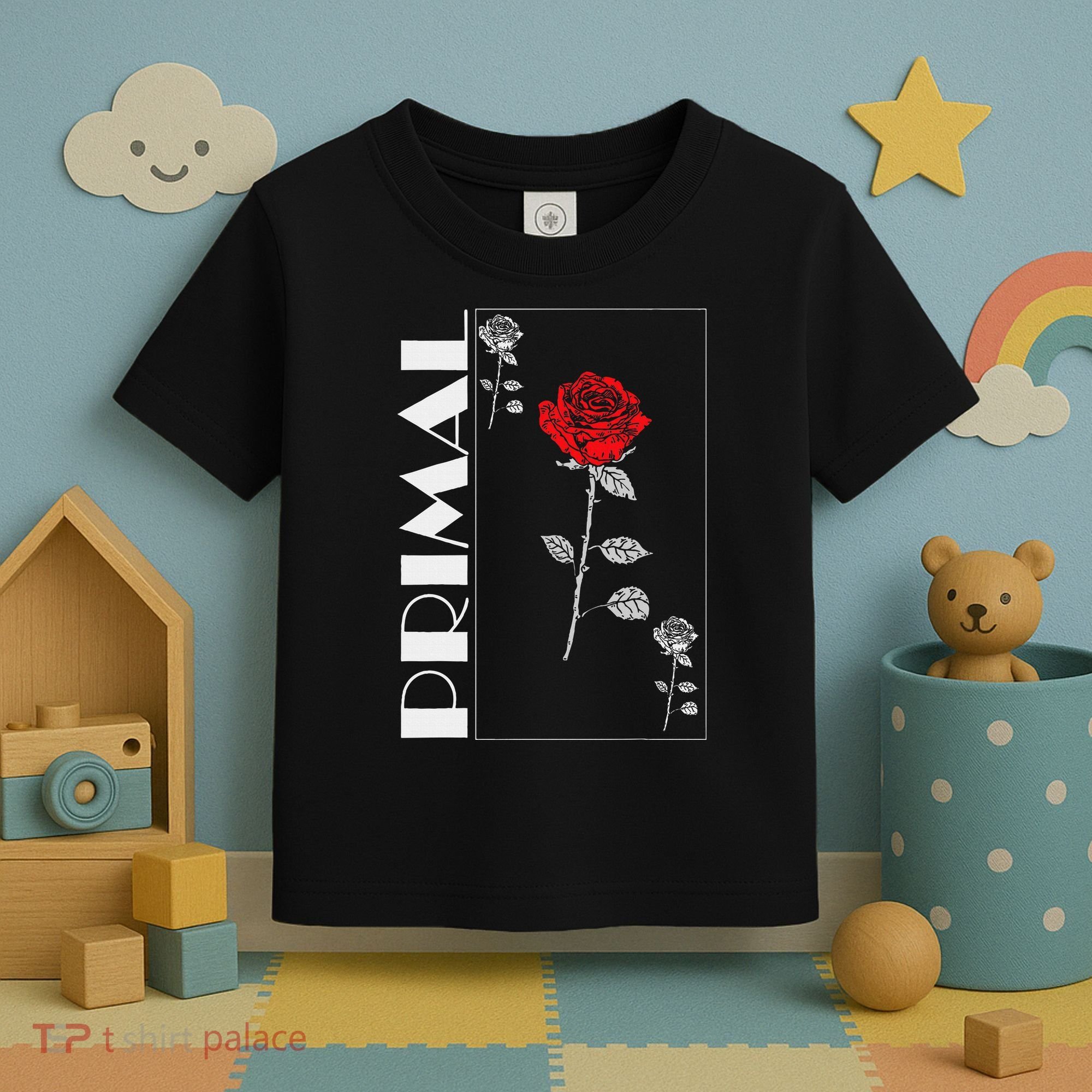 Primal Rose Empyre Floral Rose Flower Toddler T-Shirt