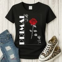 Primal Rose Empyre Floral Rose Flower Women's T-Shirt thumb 3