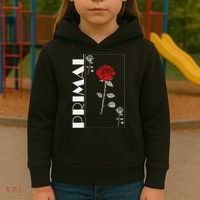 Primal Rose Empyre Floral Rose Flower Kids Hoodie thumb 3