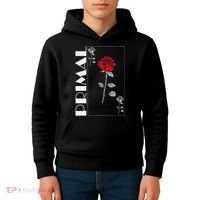 Primal Rose Empyre Floral Rose Flower Kids Hoodie thumb 4