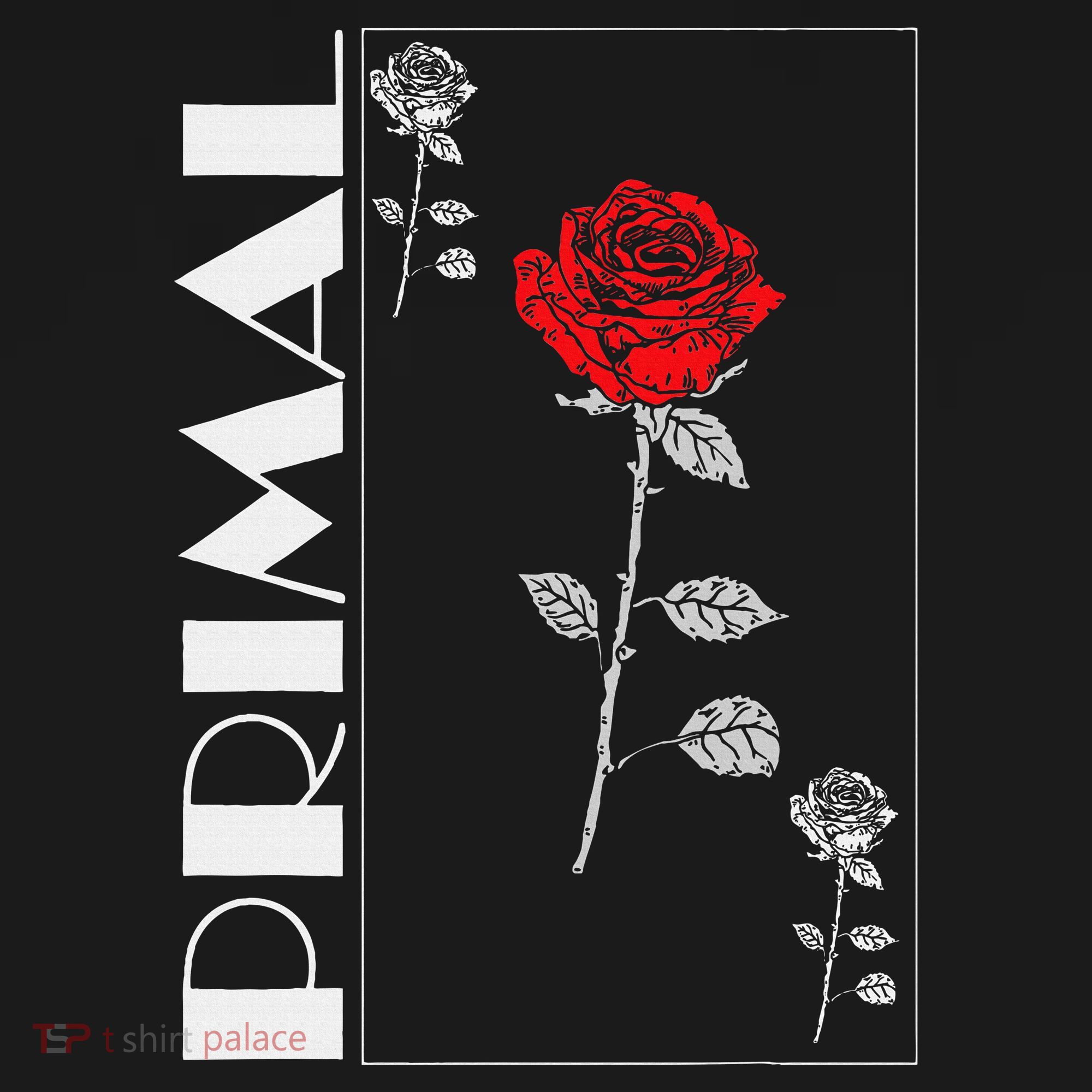 Primal Rose Empyre Floral Rose Flower Tote Bag