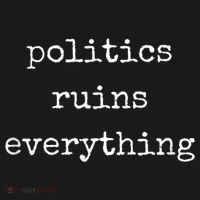Politics Ruins Everything Funny Political Humor Pom Pom 12in Knit Beanie thumb 2