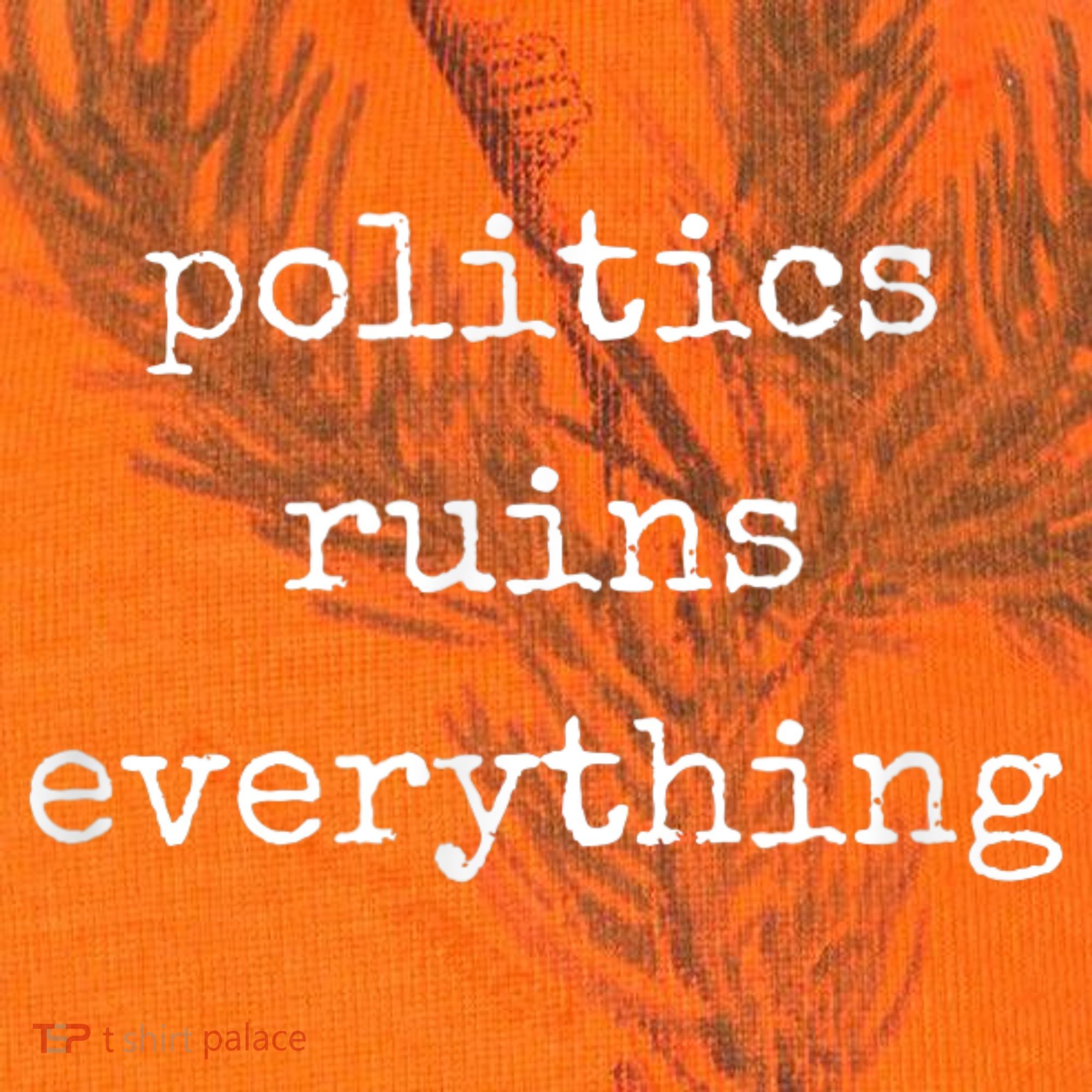Politics Ruins Everything Funny Political Humor Kati Licensed 12" Camo Cuffed Beanie