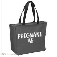 Pregnant AF Tote Bag thumb 2