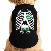 Pregnant Beer Skeleton Irish Baby Doggie Tank thumb 0
