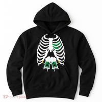 Pregnant Beer Skeleton Irish Baby Hoodie thumb 0