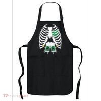 Pregnant Beer Skeleton Irish Baby Apron thumb 0