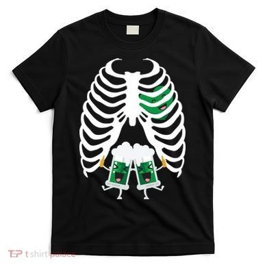 Pregnant Beer Skeleton Irish Baby T-Shirt