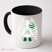 Pregnant Beer Skeleton Irish Baby Coffee Mug thumb 0