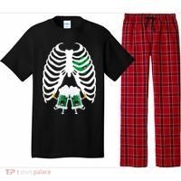 Pregnant Beer Skeleton Irish Baby Pajama Set thumb 0