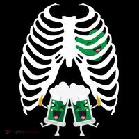 Pregnant Beer Skeleton Irish Baby Women's Hoodie thumb 2