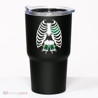 Pregnant Beer Skeleton Irish Baby Tumbler thumb 0