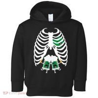 Pregnant Beer Skeleton Irish Baby Toddler Hoodie thumb 0