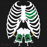 Pregnant Beer Skeleton Irish Baby Kids Sweatshirt thumb 2