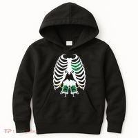 Pregnant Beer Skeleton Irish Baby Kids Hoodie thumb 0