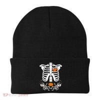 Pregnant Halloween Skeleton Baby Twins Witch Pumpkin Costume Beanie thumb 0
